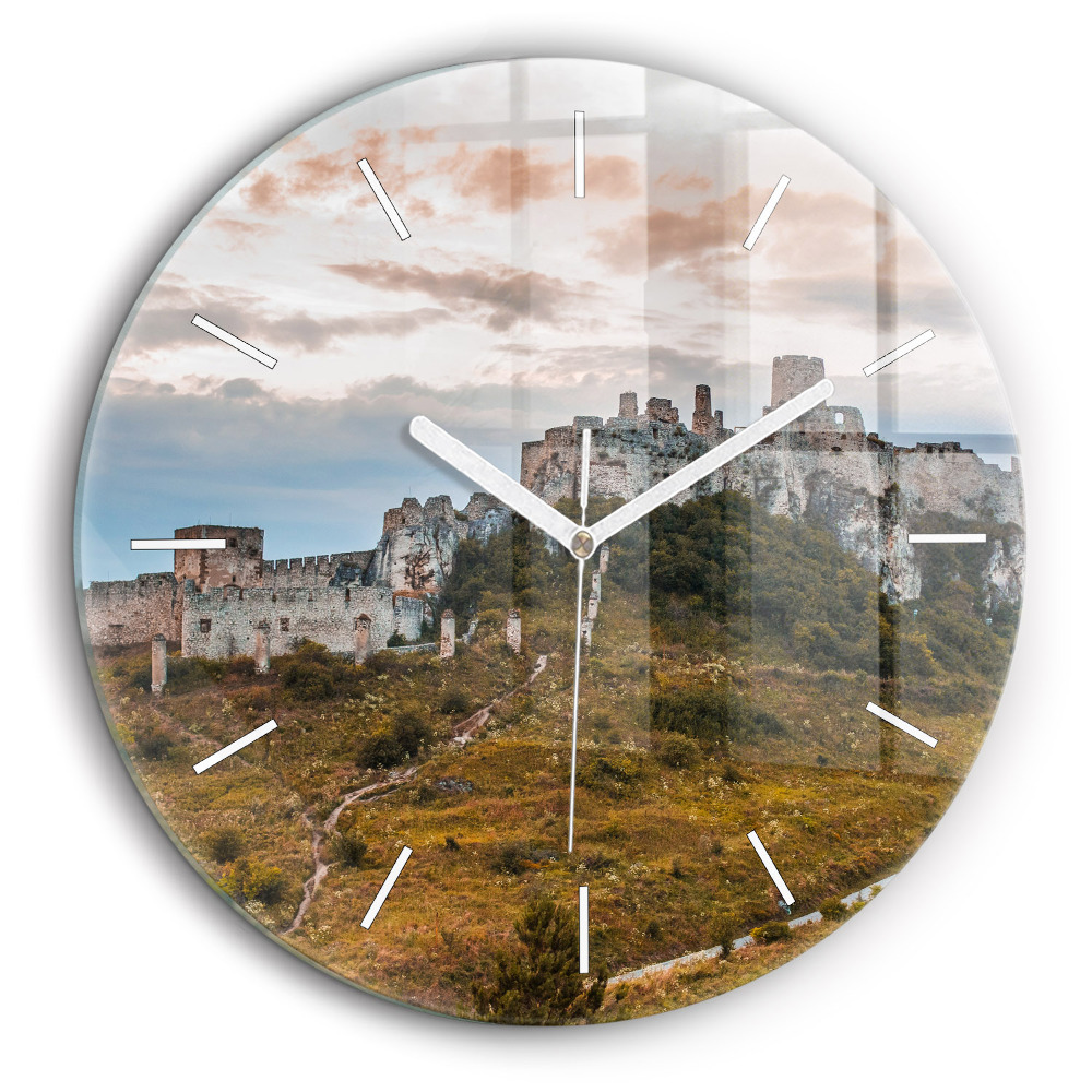 Kerek fali üvegóra 60 cm Szepesi vár Szlovákiában