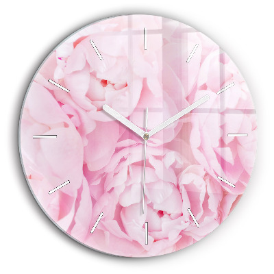 Kerek üvegóra 60 cm Virágzó virágok