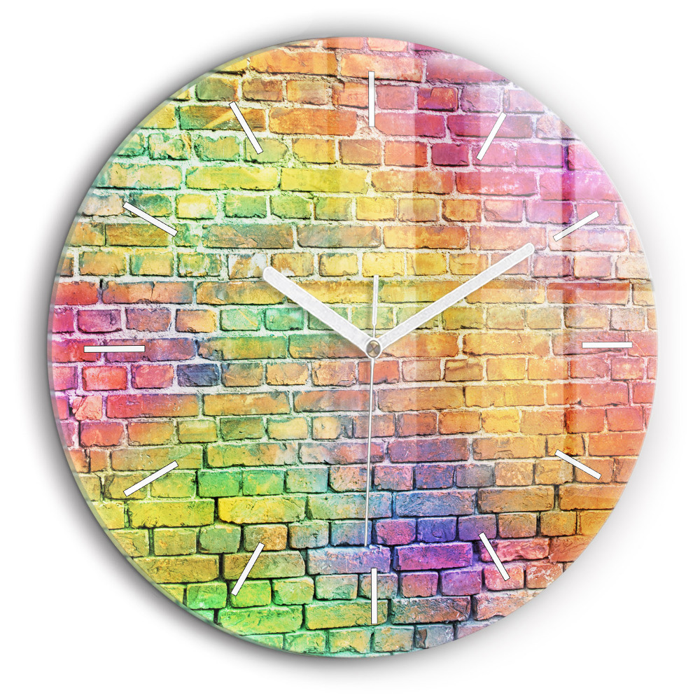 Kerek fali üvegóra 60 cm Festett fal