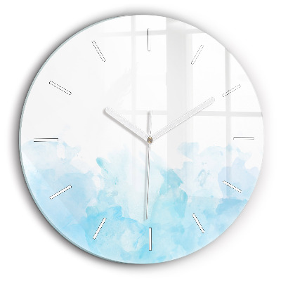 Kerek fali üvegóra 60 cm Festett foltok