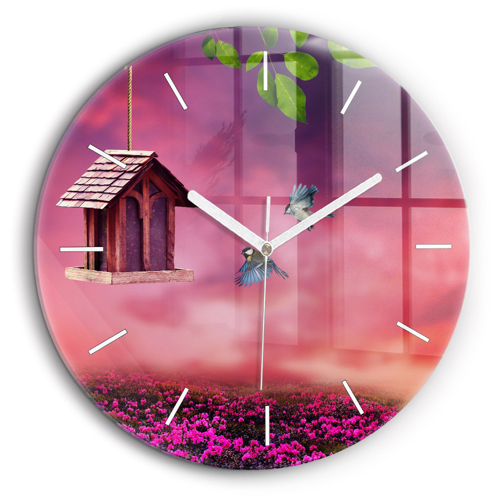 Kerek falióra 60 cm Madárház