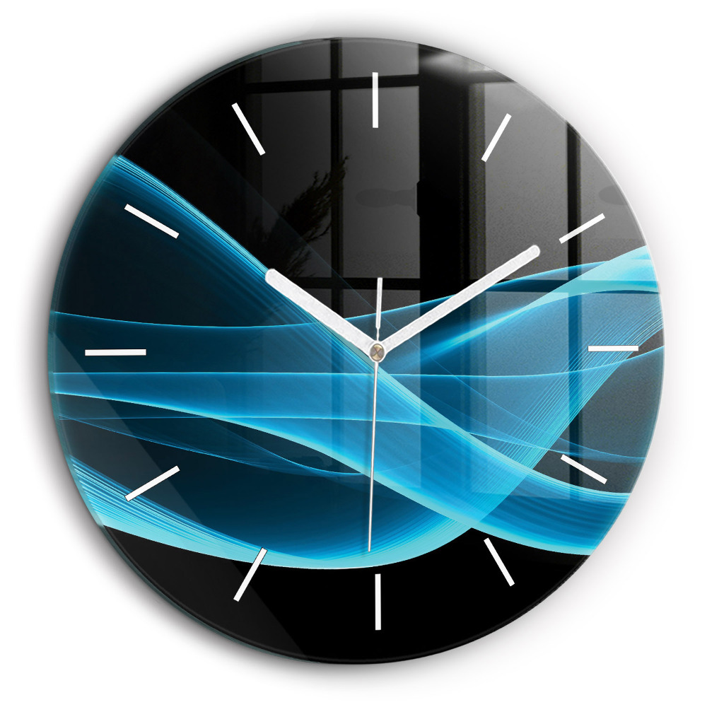 Kerek fali üvegóra 60 cm Csésze és kávébabok