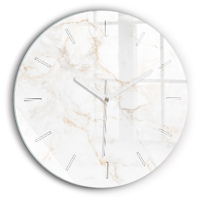 Fali üvegóra kerek 60 cm Elegáns márvány
