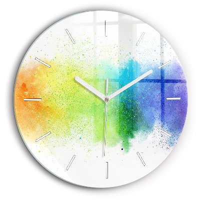 Kerek falióra 60 cm Absztrakt szivárvány