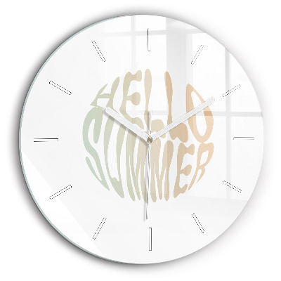 Fali üvegóra kerek 60 cm Hello Summer!