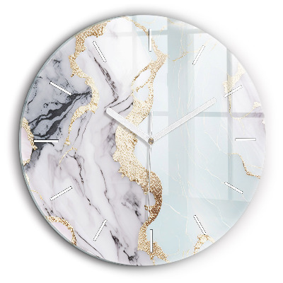 Fali üvegóra kerek 60 cm Pasztell márvány