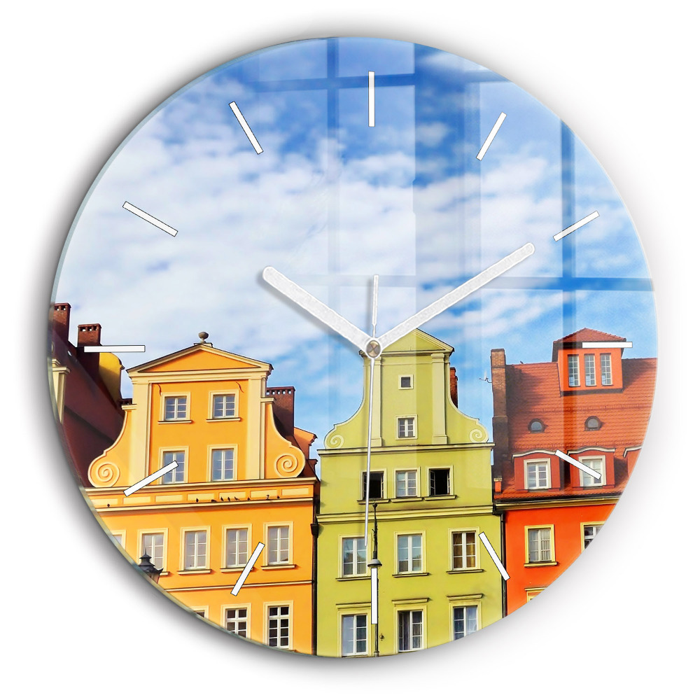 Kerek falióra 60 cm Wroclaw - óváros