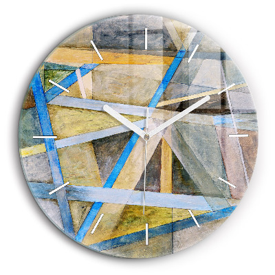 Egyedi üvegóra kerek 60 cm Impresszionista festmény