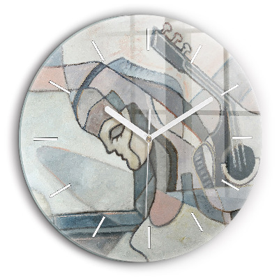 Kerek falióra 60 cm Absztrakt festmény