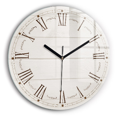 Kerek fali üvegóra 60 cm Római számok