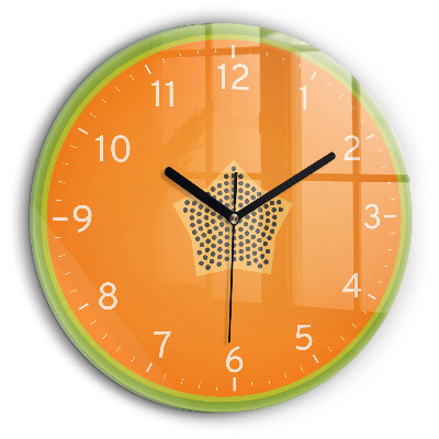 Kerek falióra 60 cm Papaya gyümölcs