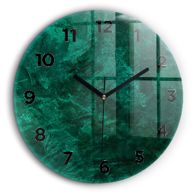 Kerek falióra 60 cm Smaragdzöld fal