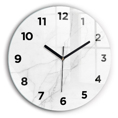 Fali üvegóra kerek 60 cm Dekoratív márvány