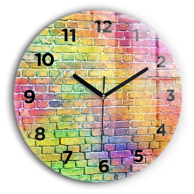 Kerek fali üvegóra 60 cm Festett fal