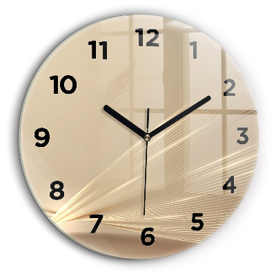 Fali üvegóra kerek 60 cm Absztrakt fény