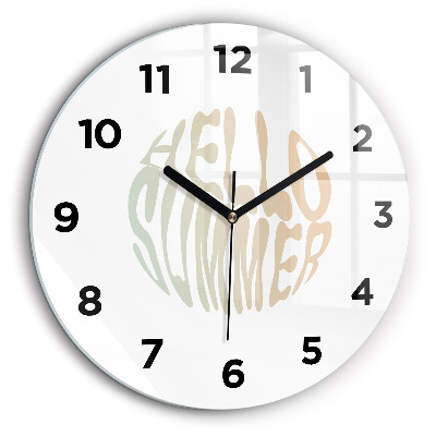 Fali üvegóra kerek 60 cm Hello Summer!