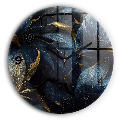 Egyedi üvegóra kerek 60 cm Dekoratív virágok