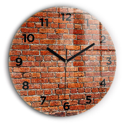 Kerek falióra 60 cm Régi téglafal