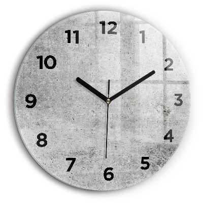 Kerek fali üvegóra 60 cm Nyers fal