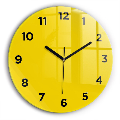 Kerek falióra 60 cm Sötét sárga