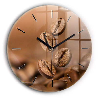 Fali üvegóra kerek 60cm Absztrakt színek