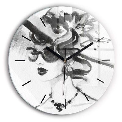 Fali üvegóra kerek 60cm Divatos nő
