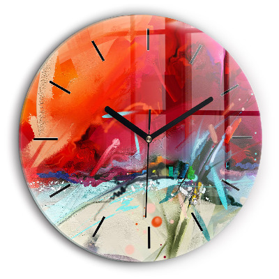 Kerek üvegóra 60cm Fűszerek sorai