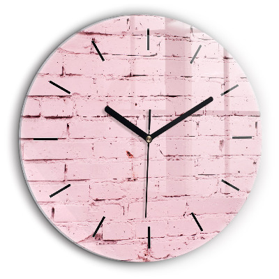 Kerek falióra 60cm Téglafal
