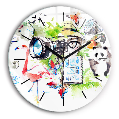 Egyedi üvegóra kerek 60cm Zoológus