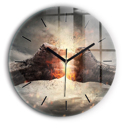 Kerek falióra 60cm Öklök erő