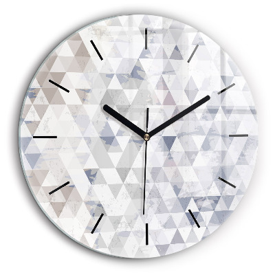 Fali üvegóra kerek 60cm Geometrikus minta