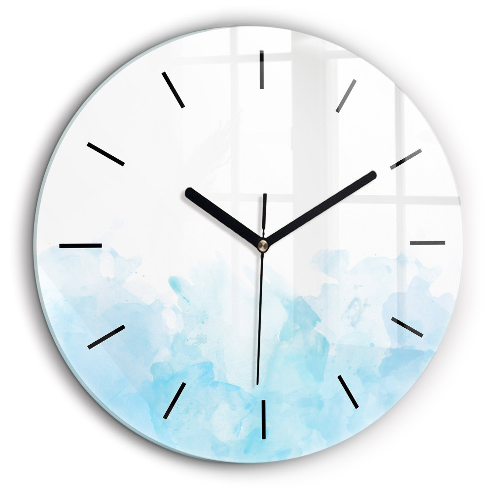 Kerek fali üvegóra 60cm Festett foltok