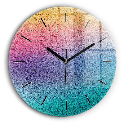 Kerek fali üvegóra 60cm Gradiens minta