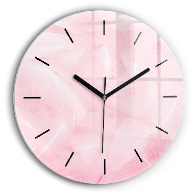 Kerek üvegóra 60cm Toll absztrakt