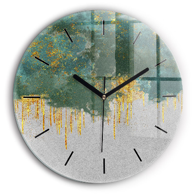 Kerek üvegóra 60cm Dekoratív minta