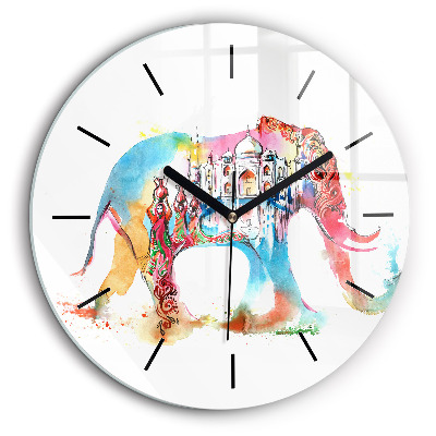 Kerek fali üvegóra 60cm India kultúrája